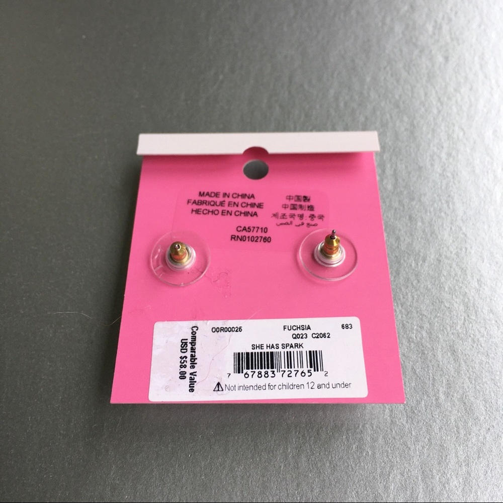 NWT Kate Spade She Has Spark Stud Earrings - Picture 8 of 9